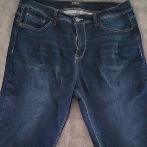 Navy Blue Jeans Pants -Short